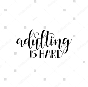 stock-vector-adulting-is-hard-calligraphy-inspiration-graphic-design-typography-element-for-print-hand-written-777901297